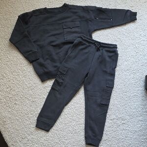 NEXT Cargo Pocket Sweatshirt and Joggers Set 7yrs